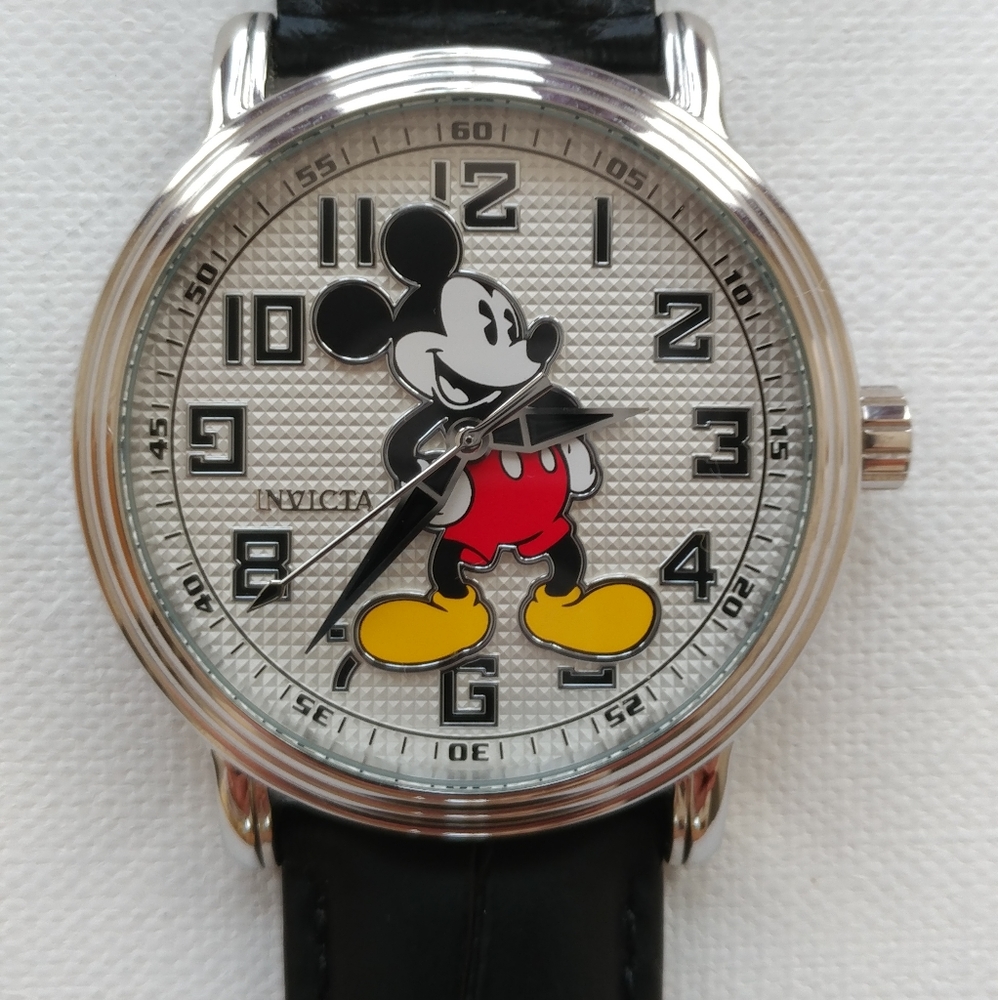 Invicta Mickey Mouse Limited Edition Leather Watch